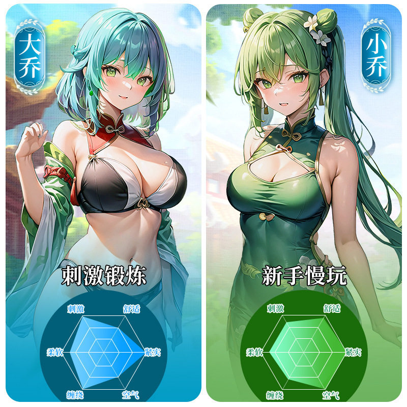 周瑜的快乐仙境三国大乔小乔馒头穴男用动漫倒模飞机杯名器