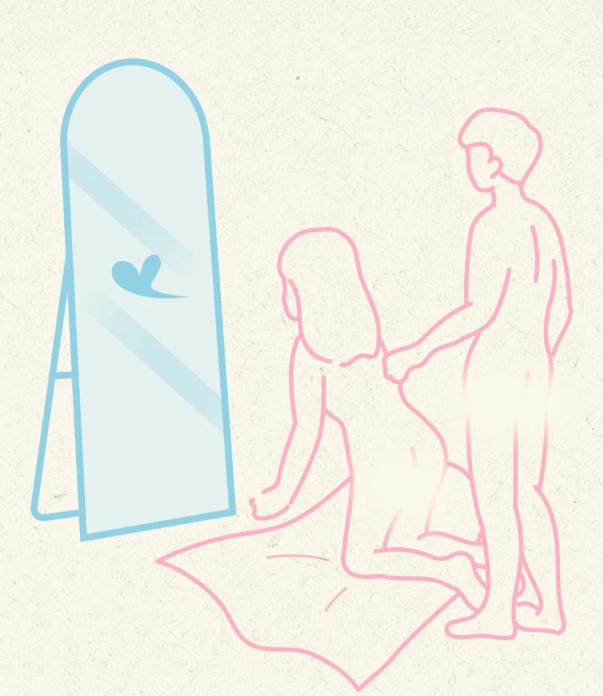 在镜子前爱爱是什么感觉?这里有份对镜爱爱实战技巧